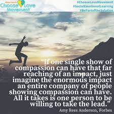 A ripple effect occurs when an initial disturbance to a system propagates outward to disturb an increasingly larger portion of the system, like ripples expanding across the water when an object is dropped into it. Ripple Effect Of Compassion Showing Compassion Compassion Choose Love