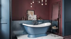 Therefore, blue is considered beneficial for the human mind and the human body. 15 Blue Bathroom Ideas Decor That Creates A Relaxing Retreat Real Homes