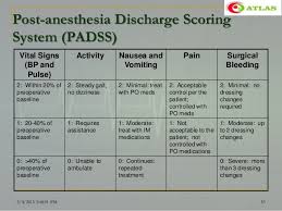 Post Anesthesia Care Unit Pacu