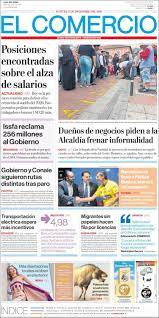 The latest tweets from @elcomercio_peru Newspaper El Comercio Ecuador Newspapers In Ecuador Tuesday S Edition December 17 Of 2019 Kiosko Net