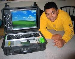 Portable Computer System Pelican Case Diy Pc Case Custom Computer
