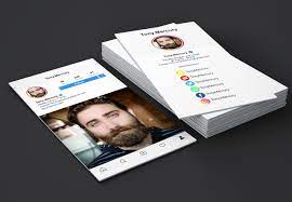 2 in 3 people surveyed say instagram enables interaction with brands 2. Carte De Visite Profil Instagram White Recto Verso Photosocio Com