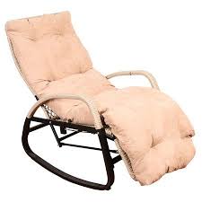 Patio Garden With Images Rocking Chair Cushions Rattan Rocking Chair Vintage Lounge Chair
