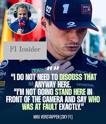 Max Verstappen and George Russell Altercation in Stewards Room