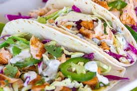 Check spelling or type a new query. Roasted Salmon Tacos With Cilantro Lime Crema
