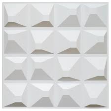 Grass cloth wall coverings add a green element to a design. In Stock 19 7 X19 7 Art3d Decorative 3d Panels Textured Wall Design Board Set Of 12 Contemporary Wall Panels By Art3d Llc Houzz