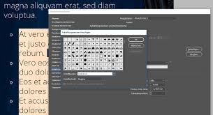 Adobe photoshop is not intended as a text layout program; Indesign Aufzahlungszeichen Formatieren Z B Farbe Andern