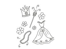 Check spelling or type a new query. Dibujo Para Pintar Con Ninos De Un Traje De Princesa