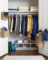 May 15, 2020 · as such, i had four main priorities when organizing the front hall closet: How To Organize A Deep Closet Martha Stewart