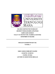 5 places in uitm seri iskandar,perak.interim assignment with deleted scene. My Tutorial Dimension Modular Programming