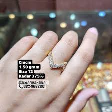 Harga emas hari ini naik atau turun tergantung pada kondisi. Cincin Emas Muda Size 12 Kadar 375 Shopee Indonesia