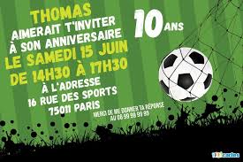 Carte D Invitation Anniversaire Foot Gratuite A Imprimer Awesome Football Cartes Et In En 2020 Invitation Anniversaire Garcon Invitation Anniversaire Anniversaire Foot