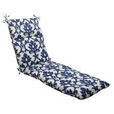 Use for chair or chaise lounge. Outdoor Chaise Lounge Cushion Blue White Damask Target