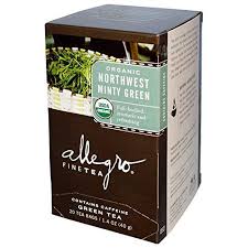 Allegro Fine Tea Organic Northwest Minty Green Tea 20 Tea Bags 14 Oz 40 G Click Image To Review More Details Note It S An Green Tea Fine Tea Minty Green