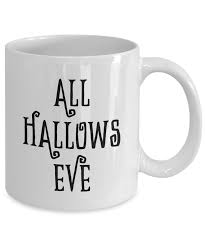 Best halloween coffee drinks from 43 best halloween quotes images on pinterest. All Hallows Eve Gift Housewarming Present Halloween Coffee Mug Kitchen Dining Bar Dinnerware Serveware