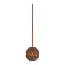 The focal point of the design is a beautifully shaped octagon wood finish base with touch control button and inbuilt rechargeable battery which makes it be a totally wireless desk lamp and allows it to be positioned at three different angles. Buy Gingko Octagon Portable Alarm Clock Desk Light Natural Walnut Wood Amara