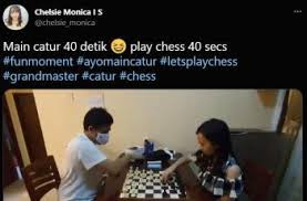 Komik meme herp episode main catur. Chelsie Monica Main Catur 40 Detik Lawan Gm Susanto Megaranto Ngebut Hitekno Com