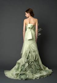 Project Wedding Blog Part 5 Green Wedding Dresses Colored Wedding Gowns Wedding Dresses Vera Wang