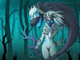 League of Legends - Kindred by Spritedude -- Fur Affinity [dot] net