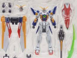 When the five gundam pilots returned to space to stop oz from taking over the colonies, heero left wing behind on earth due to its lack of mobility in space combat and to also avoid enemy detection easier. Robot Spirits Side Ms Wing Gundam Completed Hobbysearch Anime Robot Sfx Store