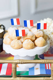 Create a fun spread of fruit and dip by using bowls of fruit in the colors of the olympic flag. Host An Olympic Games Viewing Party