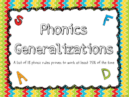 Primary Junction Phonics Generalizations