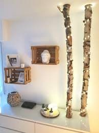 Birkenstamm Diy Dekoration Idee Wohnung Dekoration