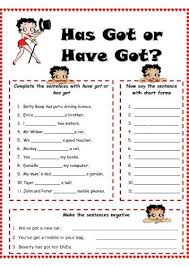 Have And Have Got Grammar Exercises Obuchenie Grammatike Obuchenie Anglijskomu Grammaticheskie Uroki