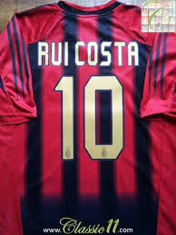 2004 05 Ac Milan Home Shirt Rui Costa 10 L Ac Milan Milan Football Milan