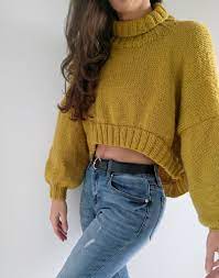 Hot promotions in high low knit on aliexpress: High Low Sweater Cropped Pullover Knitting Pattern The Snugglery