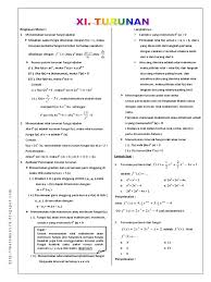 Soal turunan fungsi aljabar doc. Modul Turunan Pdf