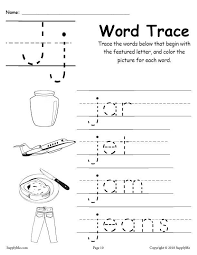 Find out how to alphabetize lists, tables and more. Letter J Words Alphabet Tracing Worksheet Supplyme