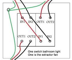 Double switches, sometimes called double pole, allow you to separately control the power being sent to multiple places from the same switch. Replacing A Bathroom Light Fan Switch Connections Diynot Forums