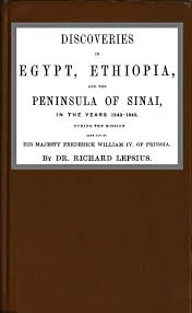 The Project Gutenberg eBook of Discoveries in Egypt, Ethiopia, and the  peninsula of Sinai by Richard Lepsius.