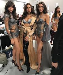 Irina shayk walked only in 2016 for victoria's secret, in two segments: Georgia Fowler Irina Shayk Bella Hadid Victoria Secret Fashion Show Fashion Models Backstage