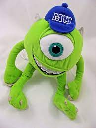Mike Wazowski Plush Soft Stuffed Doll Toy Monsters University 12 In Tall Disney Monster University Disney Store Japan Plush Stuffed Animals