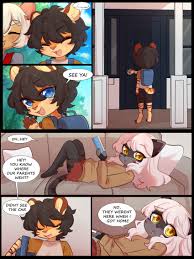 Rule 34 Dev - anthro clothed clothing dialogue duo female fur hair male  striped_body stripes tail text tongue young young_anthro aoizuri amalia_( claralaine) ken_(claralaine) domestic_cat felid feline felis mammal 3:4  absurd_res comic digital_media_( ...