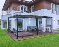 Palram Aluminium Pavillon Martinique 5000 Klassisches Rechteckiges Design Dach Aus Unzerbrechlichem Polycarbonat Platten Mit W In 2020 Patio Gazebo Pergola Gazebo