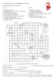 Add to my workbooks (1219) download file pdf embed in my. Christmas Crossword Puzzle