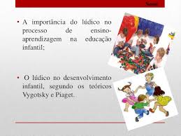 Aprendizagem na escola de educação infantil criança feliz procurou enfatizar a importância que tem o lúdico para o processo de ensino e aprendizagem das crianças da educação infantil. Slide Ed Infantil V Per Ped