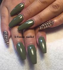 Olive Green Nail Design Olive Nails Green Nail Designs Green Nails