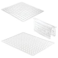 Check spelling or type a new query. Mdesign Kitchen In Sink Protector Set 1 Sink Saddle 2 Mats Reg L Clear Target
