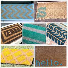 Popular With The Poplins Door Mat Diy Door Mat Crafty Diy