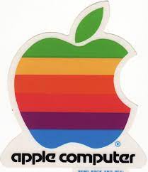 Weird 80s Font Convergence Old Apple Logo Apple Computer Logo Apple Stickers