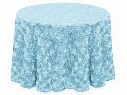Light Blue Round Rosette Tablecloth Size 120 Quot Rosette Tablecloth Table Cloth Tablecloth Sizes