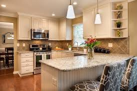 Kitchen Ideas With White Cabinets Kitchen Transitional With Beadboard Peninsula Ceramic Tile Budget Kitchen Remodel Kitchen Remodel Small Diy Kitchen Remodel