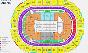 Genuine United Center Seating Chart Rows Seat Numbers