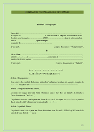 La cour de cassation a pu juger dès 1967, que le salarié qui, après avoir accepté formellement un contrat de travail (il s'agissait d'un contrat de travail signé deux mois avant l'entrée effective du salarié dans l'entreprise ce qui équivaut à une promesse d'embauche acceptée) omet volontairement de se présenter au poste convenu, est responsable de la rupture du contrat et doit en. Modeles De Contrat En Format Word Gratuit Modele De Contrat