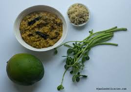 So i looked it up & got right on to your recipe i will be cooking this week as we are veggies & love indian food dal being one of our favourites. Gangabayala Kura Mamidi Kaya Pappu
