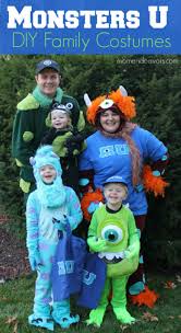 Check out these 25 diy kids disney costumes! Diy Monsters University Family Costumes Mom Endeavors